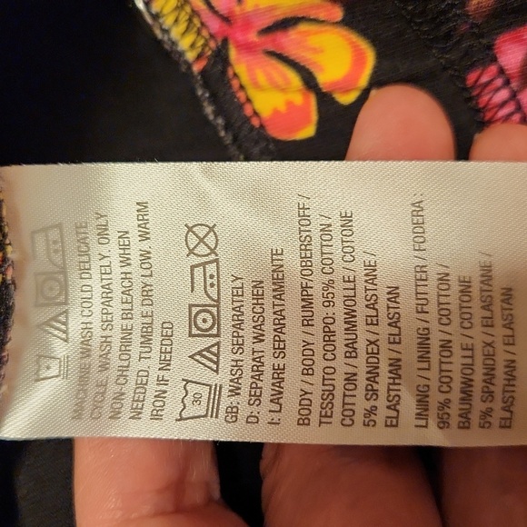 Sport Savvy Petite Tropical Skort Size Large - Picture 7 of 7